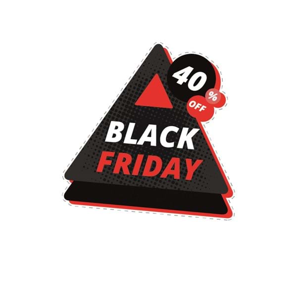 Window vinyl stickers for Discounts, Offers, Black Friday and more.